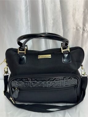 Anne Klein One Nighter Nylon Travel Laptop Bag Tote